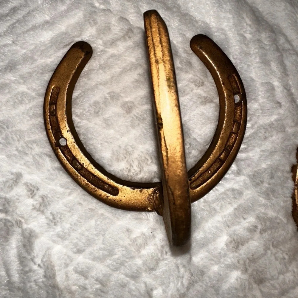 St Croix Horseshoe Wall Hooks - Hand Made - Set of Two Hooks